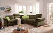 Wohnlandschaft Arngast, olive, inkl. Funktionen