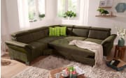 Wohnlandschaft Arngast, olive, inkl. Funktionen