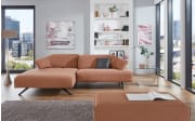 Wohnlandschaft 1052 Allershausen, peach, inkl. elektrische Sitztiefenverstellung