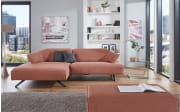Wohnlandschaft 1052 Allershausen, peach, inkl. elektrische Sitztiefenverstellung