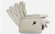 Leder Funktionssessel HU-FO15021, creme, medium, inkl. motorischer Verstellung