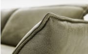 Leder Wohnlandschaft HU-RL17008, olive, inkl. Funktionen
