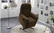 Leder-Fernsehsessel  HU-RV15024, braun, inkl. Funktionen