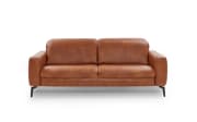 3-Sitzer HU-PC23005, cognac, inkl. Kopfpolsterverstellung 