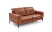 2,5-Sitzer HU-PC23005, cognac, inkl. Kopfpolsterverstellung 