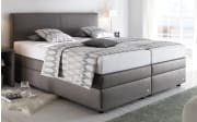 Boxspringbett Bellevue, grau,180 x 200 cm