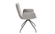 Armlehnstuhl Sixty Chair, silver