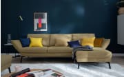 Wohnlandschaft Spin, gelb, inkl. Funktionen