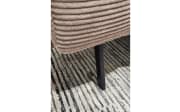 Wohnlandschaft Tossa, Cord/taupe, inkl. Kopfteilverstellung