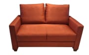 Schlafsofa Flexa, rot, 120 x 200 cm, mit Holzfüßen