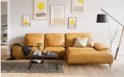 Wohnlandschaft MR 2490, kurkuma, Longchair rechts