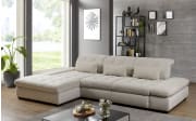 Wohnlandschaft Santa Fe Cord XC, creme inkl. Schwenkrücken