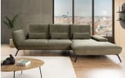 Wohnlandschaft Dover, olive,  Longchair rechts