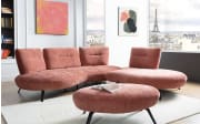 Wohnlandschaft Curve, marsala