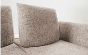 Ecksofa Dover Plus, braun, inkl. Armteilverstellung