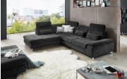 Wohnlandschaft MP-XP19044, anthrazit Anstellhocker links, inkl. Funktionen