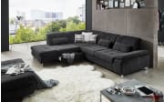 Wohnlandschaft MP-XP19044, anthrazit Anstellhocker links, inkl. Funktionen