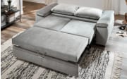 Schlafsofa MP-PD19021, alu, 140 x 200 cm, mit Längsschläferfunktion 