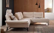 Wohnlandschaft Pelippa, beige, inkl. Funktionen