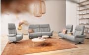 Sofa 2,5-sitzig, Varia, grau, inkl. elektrischer Aufstehhilfe 