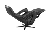 Leder Fernsehsessel Hampton Legere, anthrazit, inkl. Funktionen