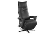 Leder Fernsehsessel Hampton Legere, anthrazit, inkl. Funktionen