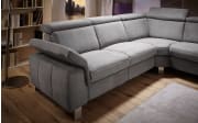 Ecksofa Lava, grau