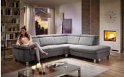 Ecksofa Lava, grau