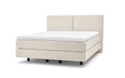 Boxspringbett Eforma, creme, 180 x 200 cm, Härtegrad 3/3