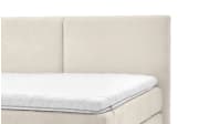 Boxspringbett Eforma, creme, 180 x 200 cm, Härtegrad 3/3