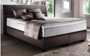 Boxspringbett Aryelle 200, anthrazit, 180 × 200 cm, Härtegrad 2