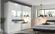 Schwebetürenschrank X-tend, weiß, 226 x 223 cm