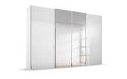 Synchron-Schwebetürenschrank Saligo, weiß, 316 x 235 cm