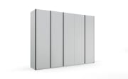 Drehtürenschrank Skat, seidengrau, 251 x 223 cm