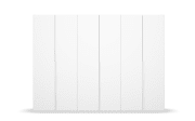 Drehtürenschrank Purisma, alpinweiß, 301 x 223 cm