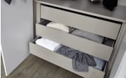 Drehtürenkleiderschrank Purisma, alpinweiß, 251 x 223 cm