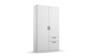 Drehtürenschrank 32Q1 Allrounder, alpinweiß, 91 x 197 cm