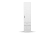 Drehtürenschrank 33Q0 Allrounder, alpinweiß, 45 x 197 cm