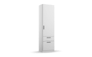 Drehtürenschrank 33Q0 Allrounder, alpinweiß, 45 x 197 cm