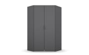 Eckkleiderschrank 3252 Allrounder, grau, 117 x 197 cm