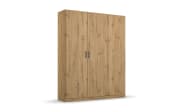 Drehtürenschrank 36A4 Allrounder, Eiche Artisan Nachbildung, 136 x 197 cm 