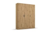 Drehtürenschrank 3732 Allrounder, Eiche Artisan Nachbildung, 136 x 197 cm 