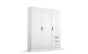 Drehtürenschrank 33Q2 Allrounder, weiß, 136 x 197 cm