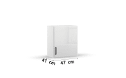 Hängeschrank 61L3 Allrounder, weiß, 47 x 58 cm