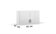 Hängeschrank 61L7 Allrounder, weiß, 93 x 58 cm