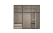 Schwebetürenschrank Contido, champagner, 242 x 223 cm