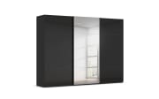 Schwebetürenschrank Contido, schwarz, 301 x 223 cm