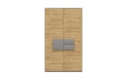 Kleiderschrank clip, Eiche/grau
