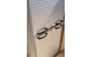 Büroeinrichtung Techno, Hickory Eiche/mittelgrau