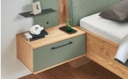 Schlafzimmer Callao, Balkeneiche-Nachbildung/grün
